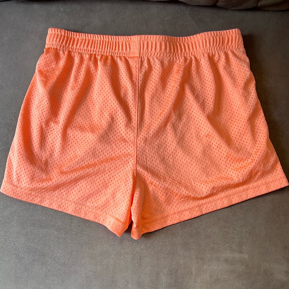 Champion running & basketball shorts, Bright orange, athletic mesh shorts - Picture 3 of 5